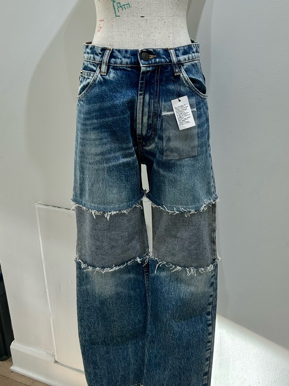 Maison Margiela Deconstructed Jeans Size 36 Made in Italy